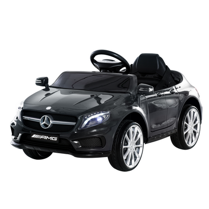 6V Licensed Mercedes Benz Kids Ride On Car W/ Remote Light Music Black