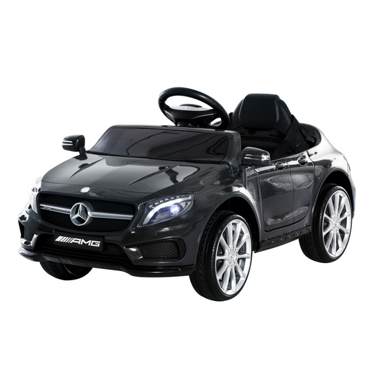 6V Licensed Mercedes Benz Kids Ride On Car W/ Remote Light Music Black