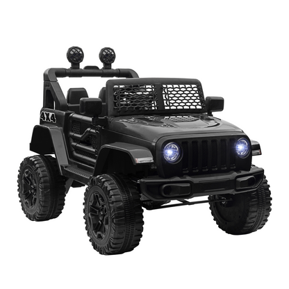 Ultimate 12V Kids Off-Road Electric Ride On Car with Remote Control - Black