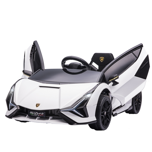 Lamborghini SIAN 12V Kids Electric Ride On Car Toy w/ Remote Control