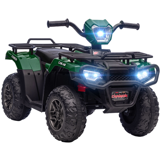 Kids Electric Quad Bike - 12V Adventure with LED Lights & Music!