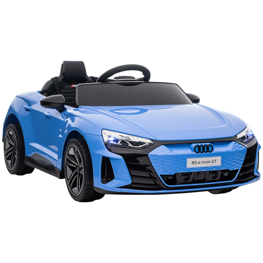 Blue Audi RS e-tron GT 12V Kids Electric Ride-On Car