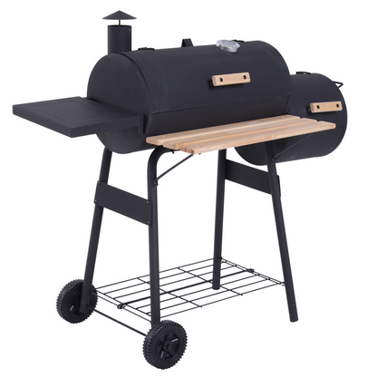 Portable Charcoal BBQ Grill & Offset Smoker