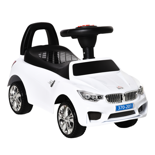 Realistic Red Ride-On Car for Toddlers - Safe & Fun Foot-to-Floor Slider