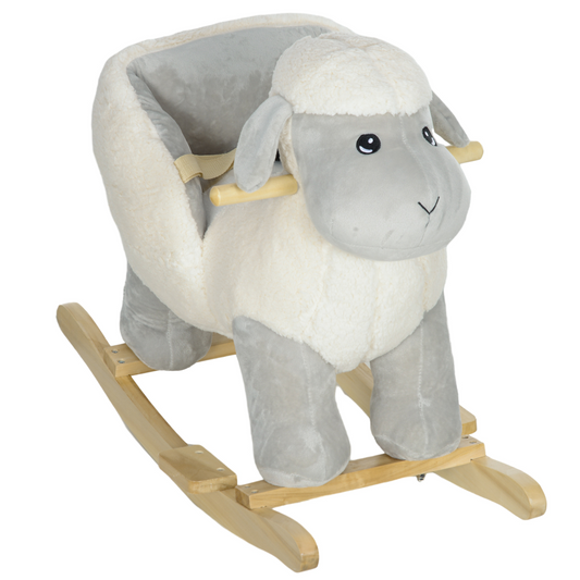 AIYAPLAY Grey Baby Rocking Horse for 1-3 Years