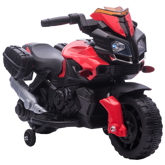 Red 6V Kids Electric Motorcycle Ride-On Toy - Fun & Safe Adventure!