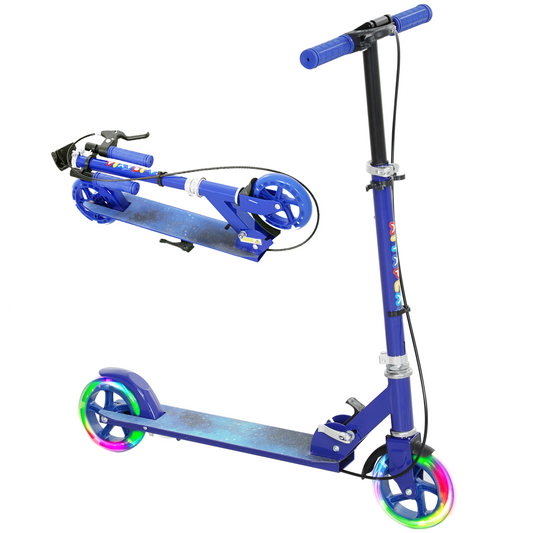 AIYAPLAY Kids Folding Scooter with Wheels