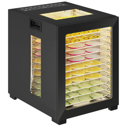 12-Tray Food Dehydrator - Powerful, Customizable 850W Snack Maker
