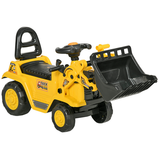 Triple Fun Ride-On Bulldozer