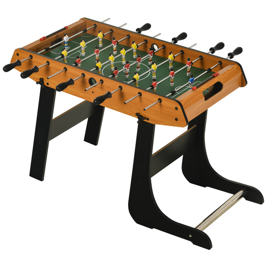 Foldable Foosball Table - Mini Soccer Game for Home, Family
