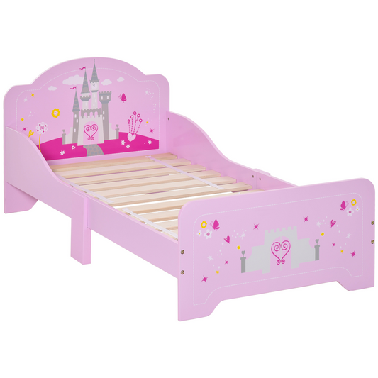 Enchanting Pink Princess Castle Bed for Kids