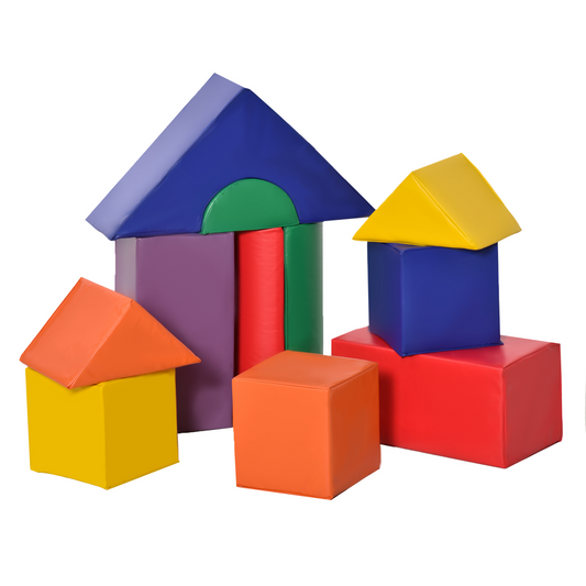 11-Piece Soft Foam Puzzle Blocks Set for Toddler