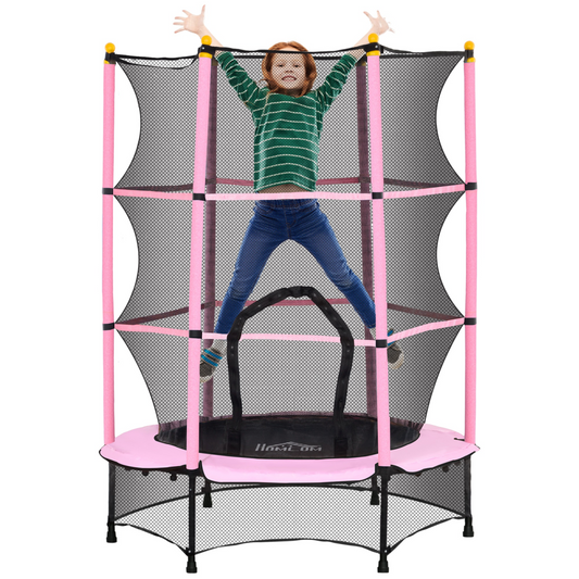 Ultimate 4.6FT Kids Trampoline with Safety Net