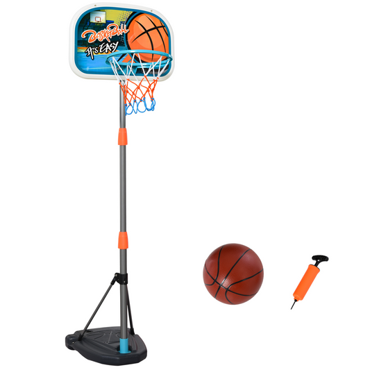 Adjustable Kids Basketball Set for Ages 3-8