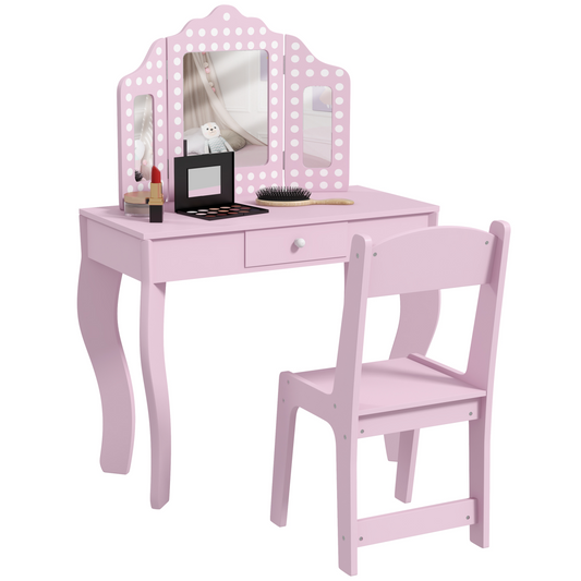 AIYAPLAY Kids Dressing Table Set