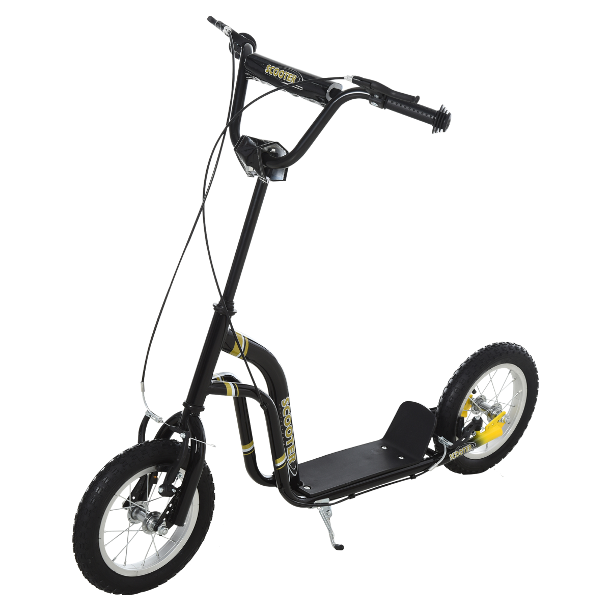 Adjustable Kids Stunt Scooter with 12" Wheels & Dual Brakes