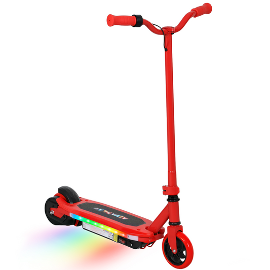 AIYAPLAY Colorful Light Electric Scooter for Kids Ages 6-14
