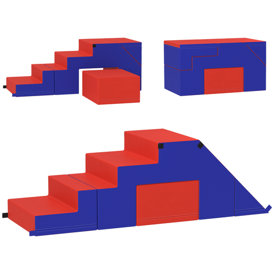 2-Piece Baby Foam Climber Set for Toddler Playtime