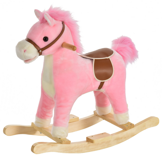 Plush Rocking Horse for Toddlers 18-36 Months