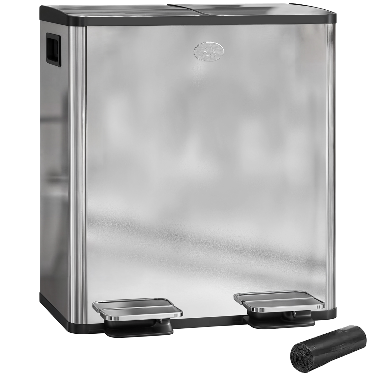 Dual 20L Kitchen Pedal Bin - Smart Recycling & Waste Solution!