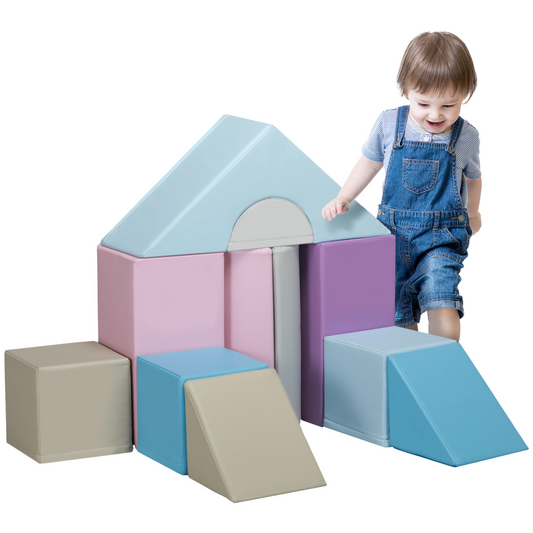 AIYAPLAY 11-Piece Toddler Soft Play Set