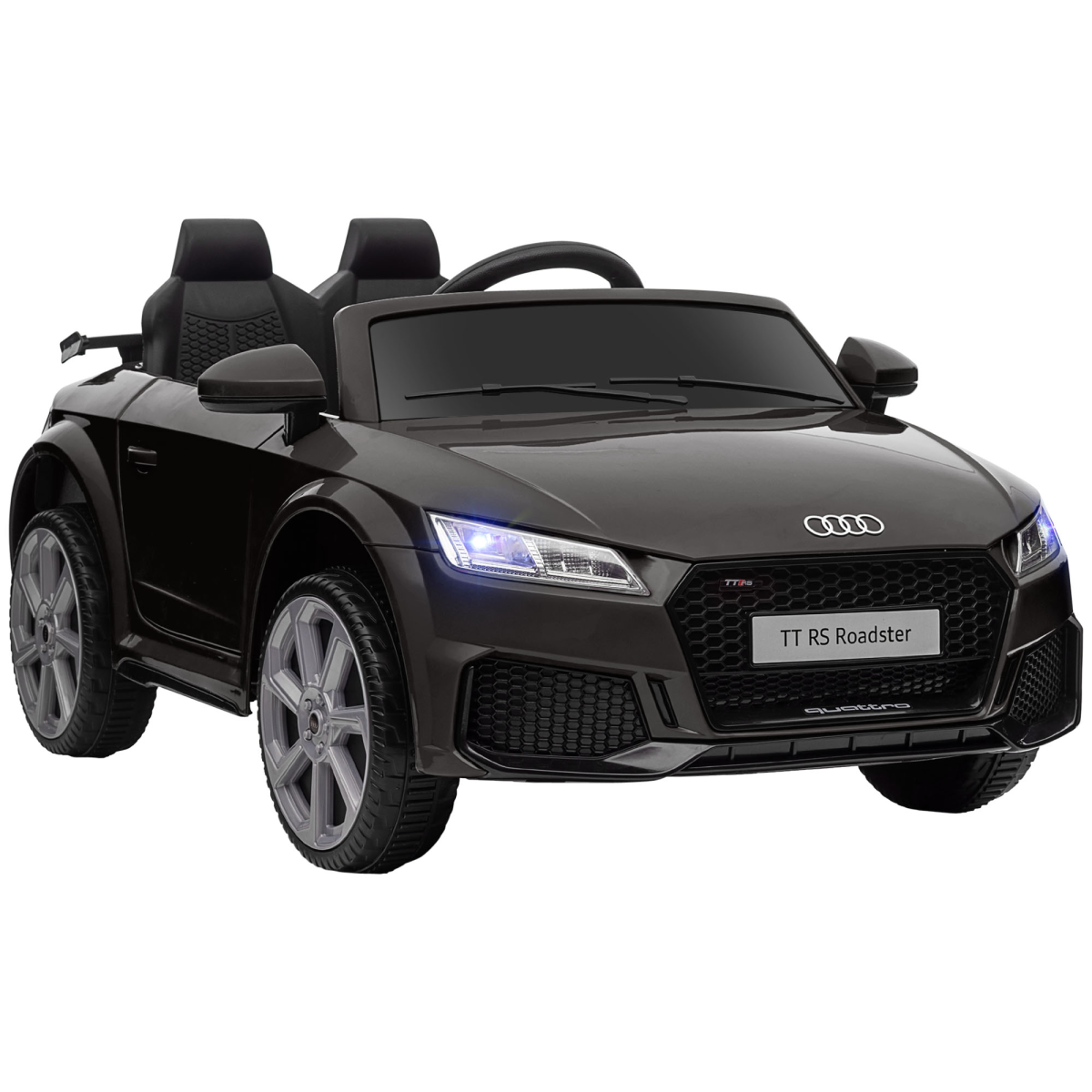 Licensed Audi TT Ride-On Car for Kids 12V Remote Control - Black