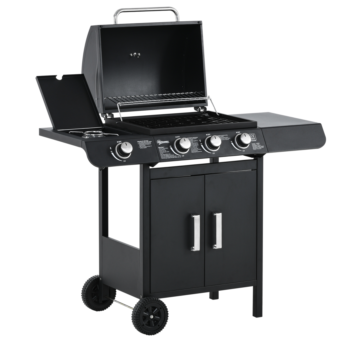 Ultimate 3+1 Burner Deluxe Gas Barbecue Grill