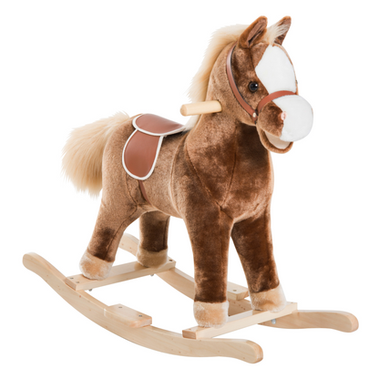 Plush Rocking Horse for Kids