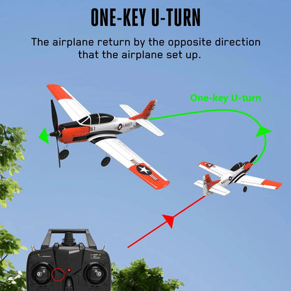 Volantex T-28 Trojan RC Plane 2.4G 4CH RTF