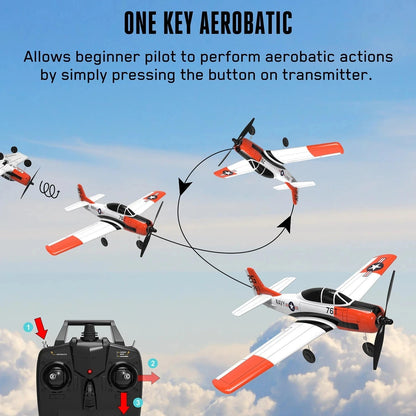 Volantex T-28 Trojan RC Plane 2.4G 4CH RTF