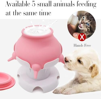Milk Feeding Station with Adjustable Height