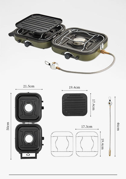 Naturehike - Phantom Portable Folding Double Fire Gas Stove