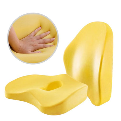 Orthopaedic Memory Foam Seat Cushion Support Set