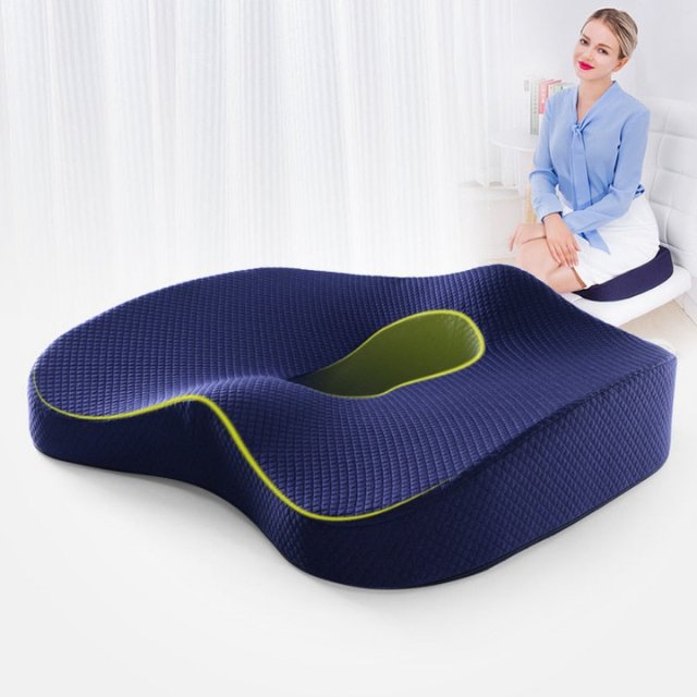 Orthopaedic Memory Foam Seat Cushion Support Set