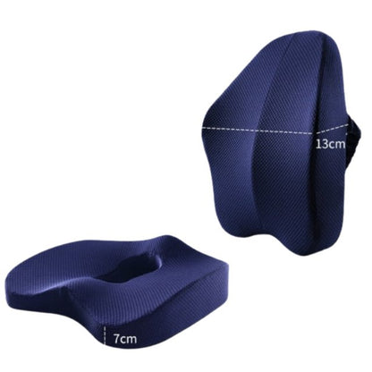 Orthopaedic Memory Foam Seat Cushion Support Set