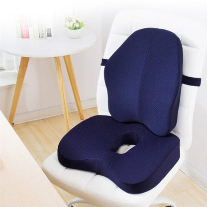 Orthopaedic Memory Foam Seat Cushion Support Set
