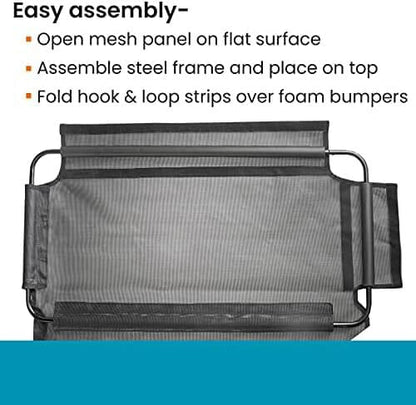 Padded Steel Frame with Heavy Duty Coated Dog Car Net Barrier for Car, Truck or SUV