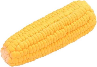 Pet Dog Puppy Latex Corn Shape Chew Toy