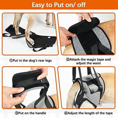 Pet Rear Support Aid Veterinarian Approved Sling for Old Help with Poor Stability