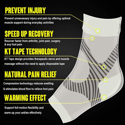 PlantarGuard Ankle Support Socks