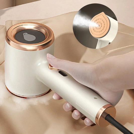 Portable Mini Steam Iron: Quick Heat-Up with 50ml Visual Water Tank