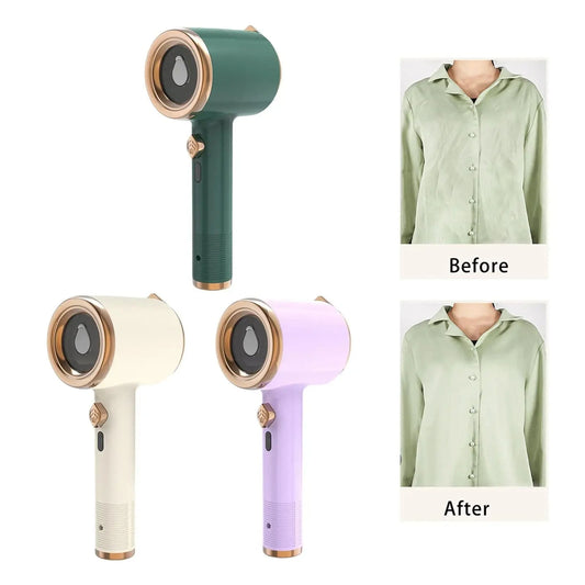 Portable Mini Steam Iron: Quick Heat-Up with 50ml Visual Water Tank