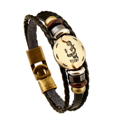12 Zodiac Signs Bracelet