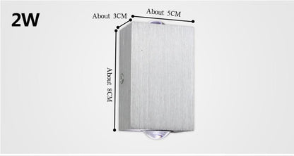 Modern LED Cube Box Wall Lamp