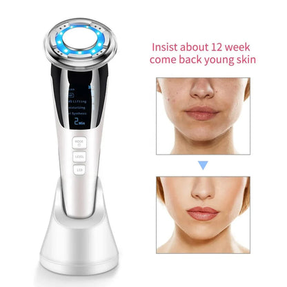 RadianceRevive 5-in-1 Beauty Wonder | EMS Hot Cool Facial Massager