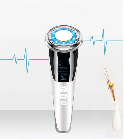 RadianceRevive 5-in-1 Beauty Wonder | EMS Hot Cool Facial Massager