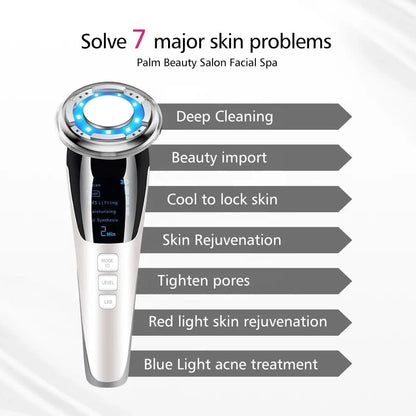 RadianceRevive 5-in-1 Beauty Wonder | EMS Hot Cool Facial Massager