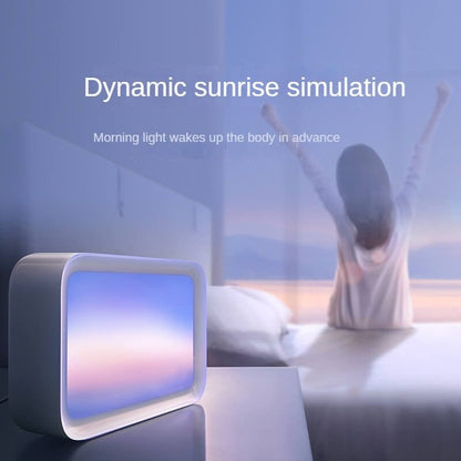RelaxGlow: Bedside Relaxation White Noise LED Screen with Dynamic Sunset Simulation