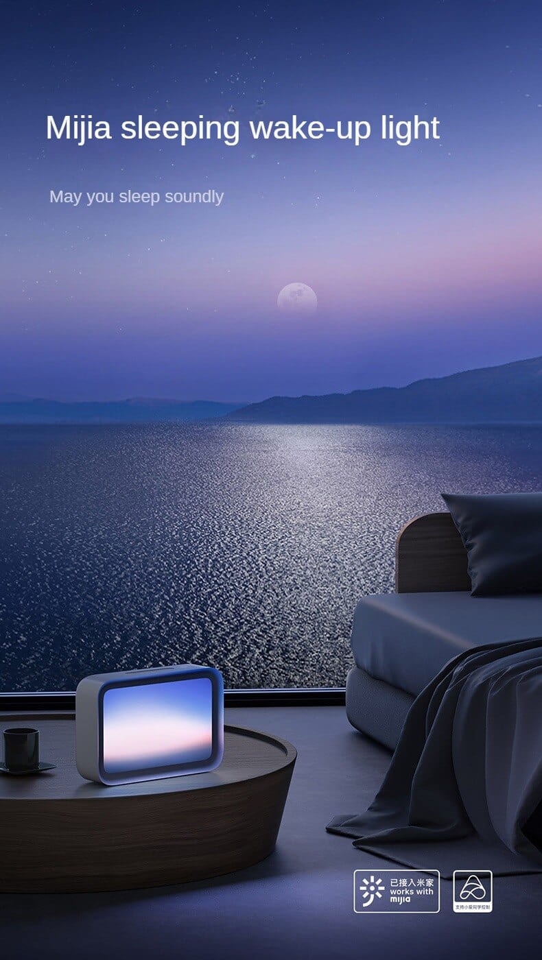 RelaxGlow: Bedside Relaxation White Noise LED Screen with Dynamic Sunset Simulation