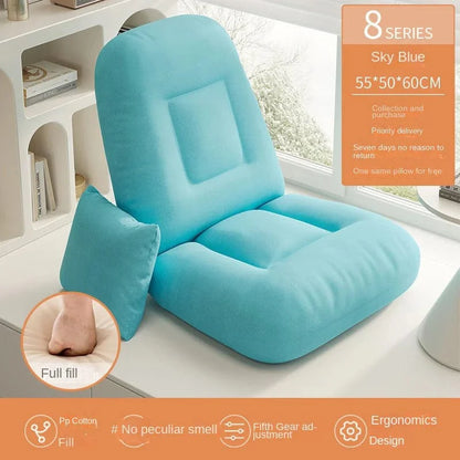 RelaxNest Tatami Sofa: Compact Dorm & Balcony Lazy Sofa Chair